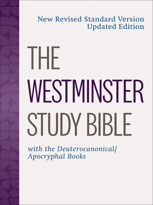 cover image of The Westminster Study  Bible